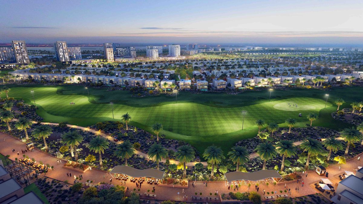 Emaar South golf course and villas